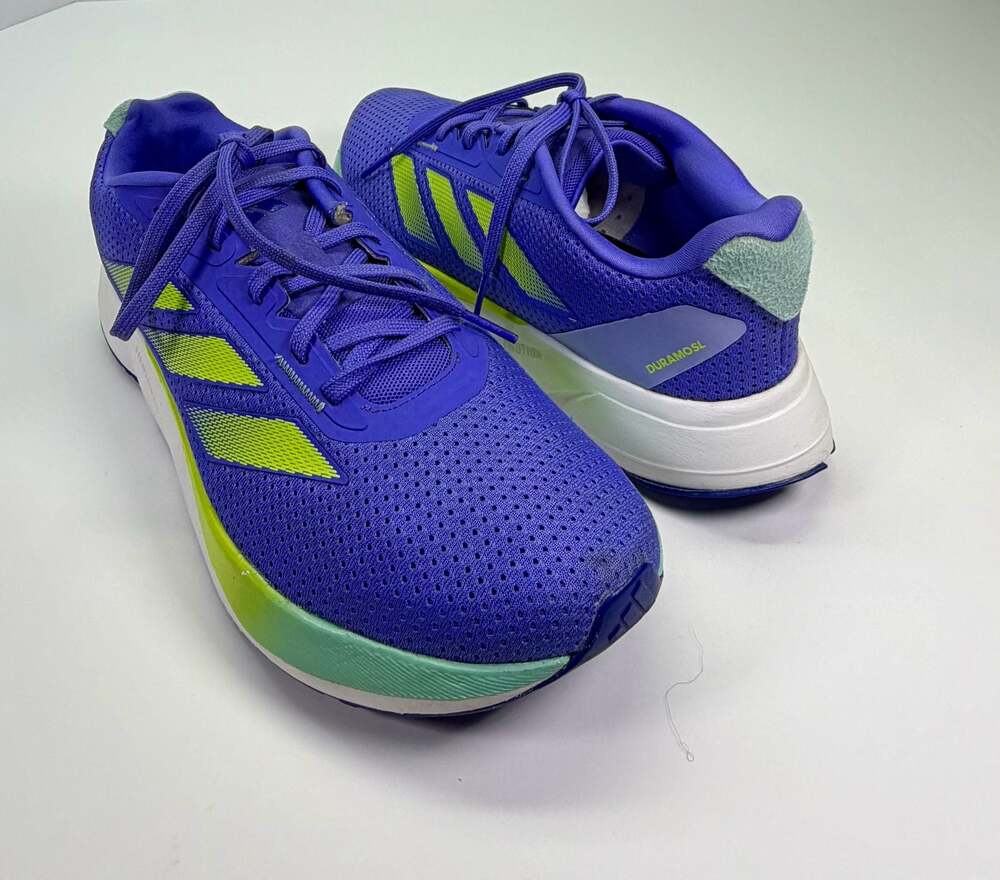 Adidas Men's Duramo SL Running Shoes Blue Spark Lucid Lemon IF9478 Size 9